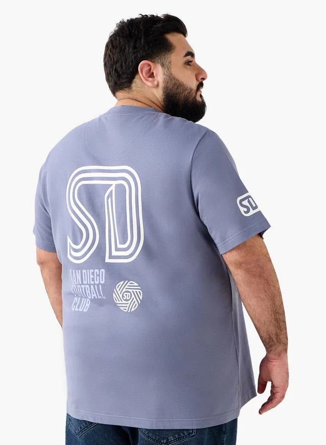 Maxim Men Regular Fit Crew Neck Short Sleeves San Diego FC Print T-shirt